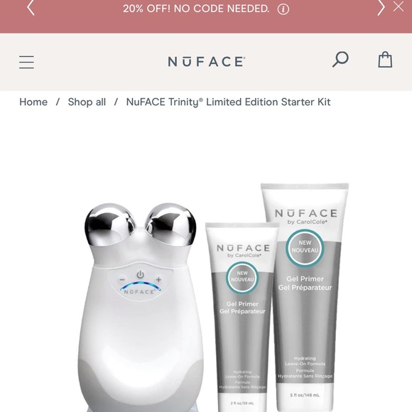 NuFace Skincare Nuface2 Device Trinity Mini Nib Sealed For Lip